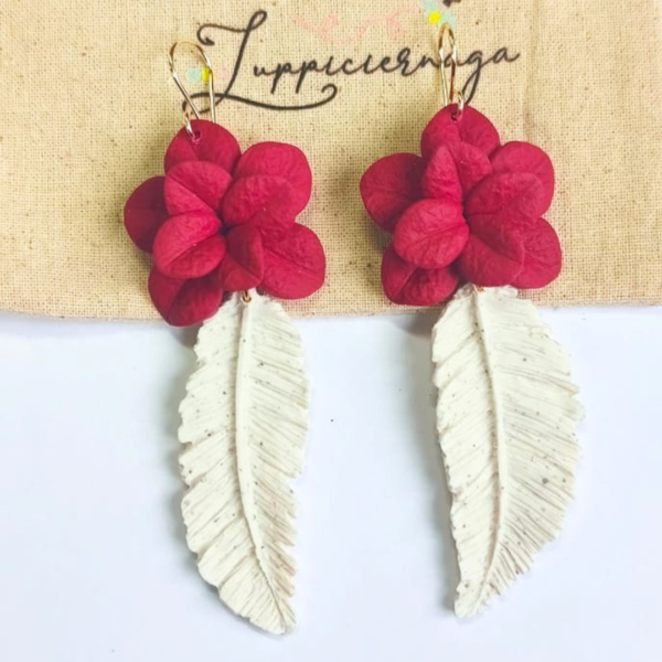 Pluma Botánica Roja