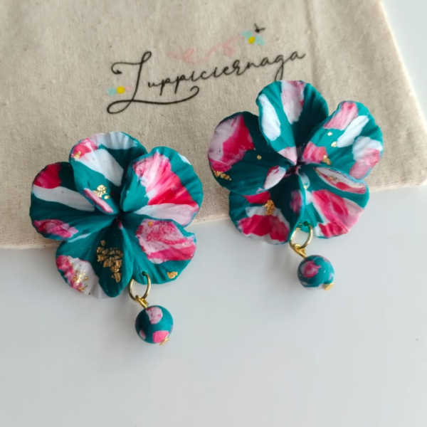 Aros Aura M Verde Azulado