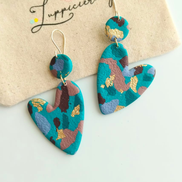 Aros Corazón Calipso