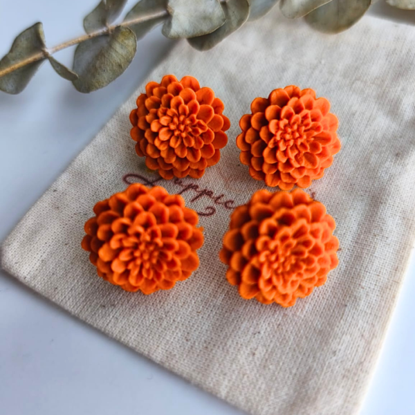 Aros Dalia Naranja